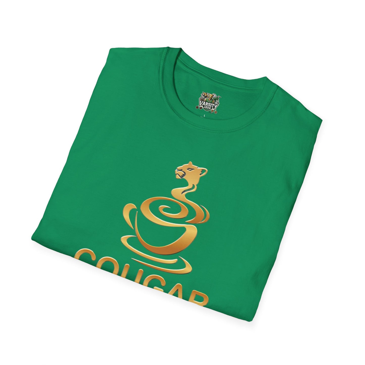 Cougar Coffee Company Softstyle T-Shirt_Green