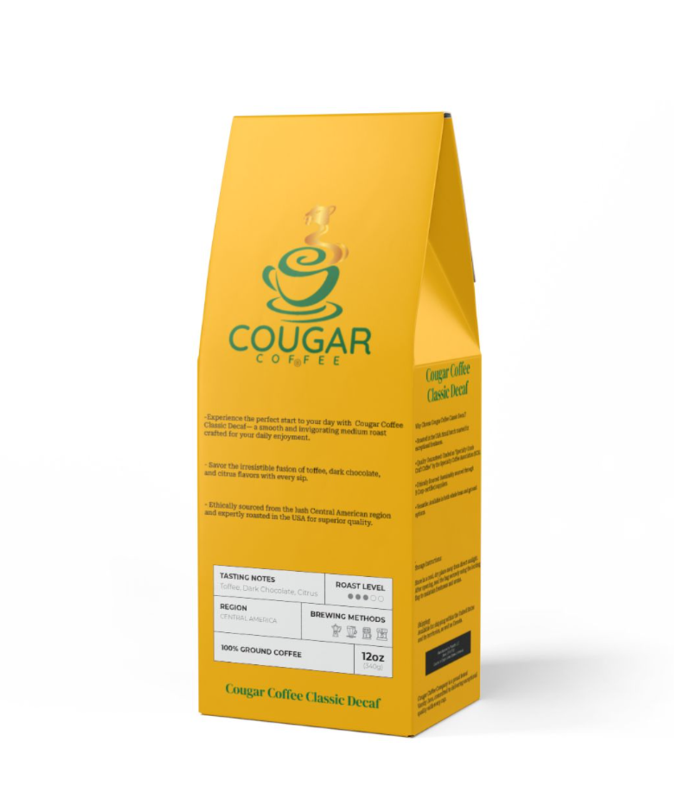 Cougar Coffee Classic Decaf (Medium Roast)